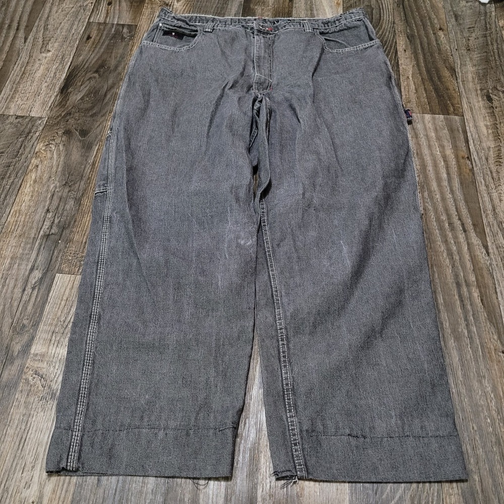 Vintage US Polo Assn Carpenter Jeans Mens 40x28 Wide-leg Denim Y2K (Hemmed)